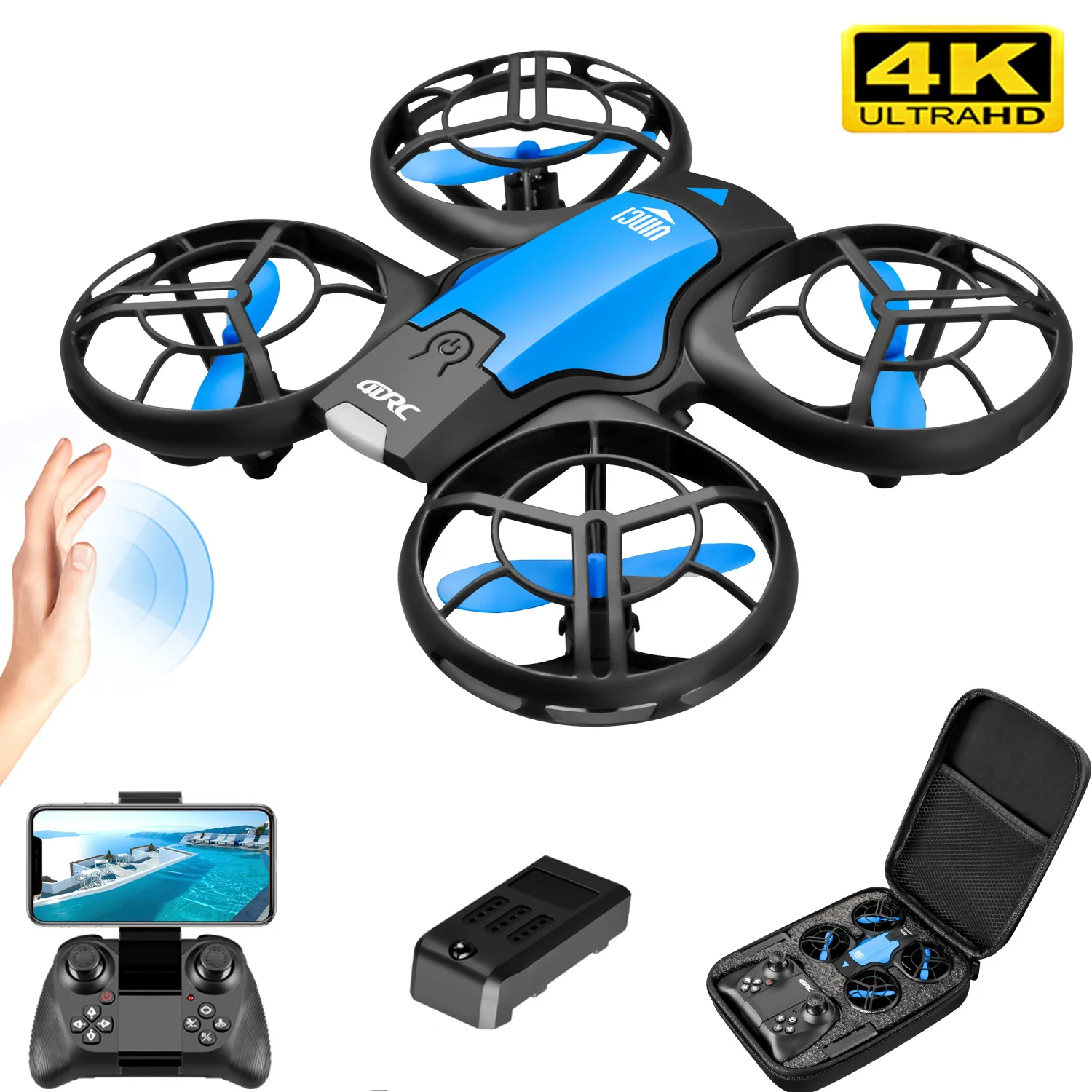 V8 Neue Mini-Drohne 4K Profess – Drone Kit Professional Bewertung und Preis